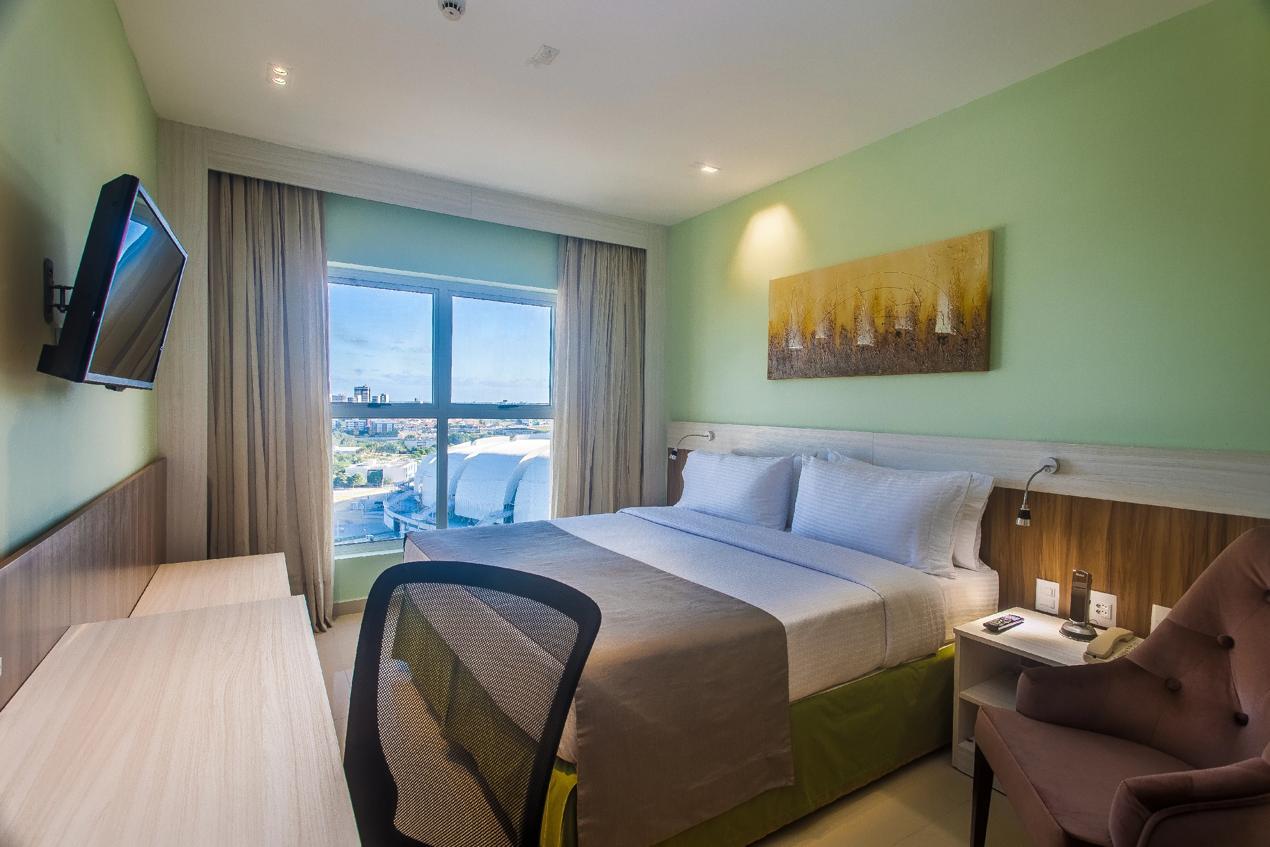 Acomodações - 1 cama king size - Praiamar Arena - Hotel em Natal