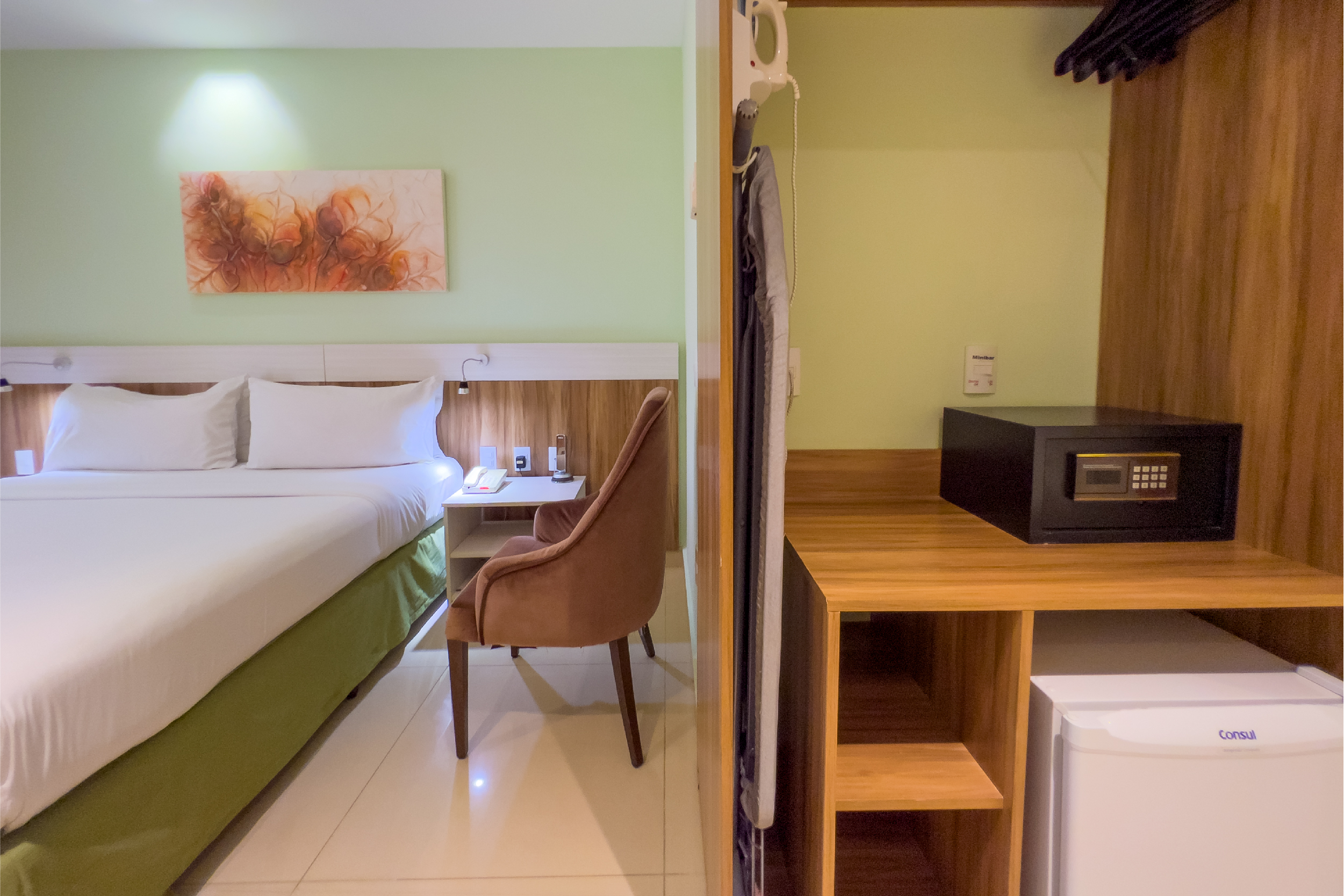 Acomodações - 1 cama king size - Praiamar Arena - Hotel em Natal