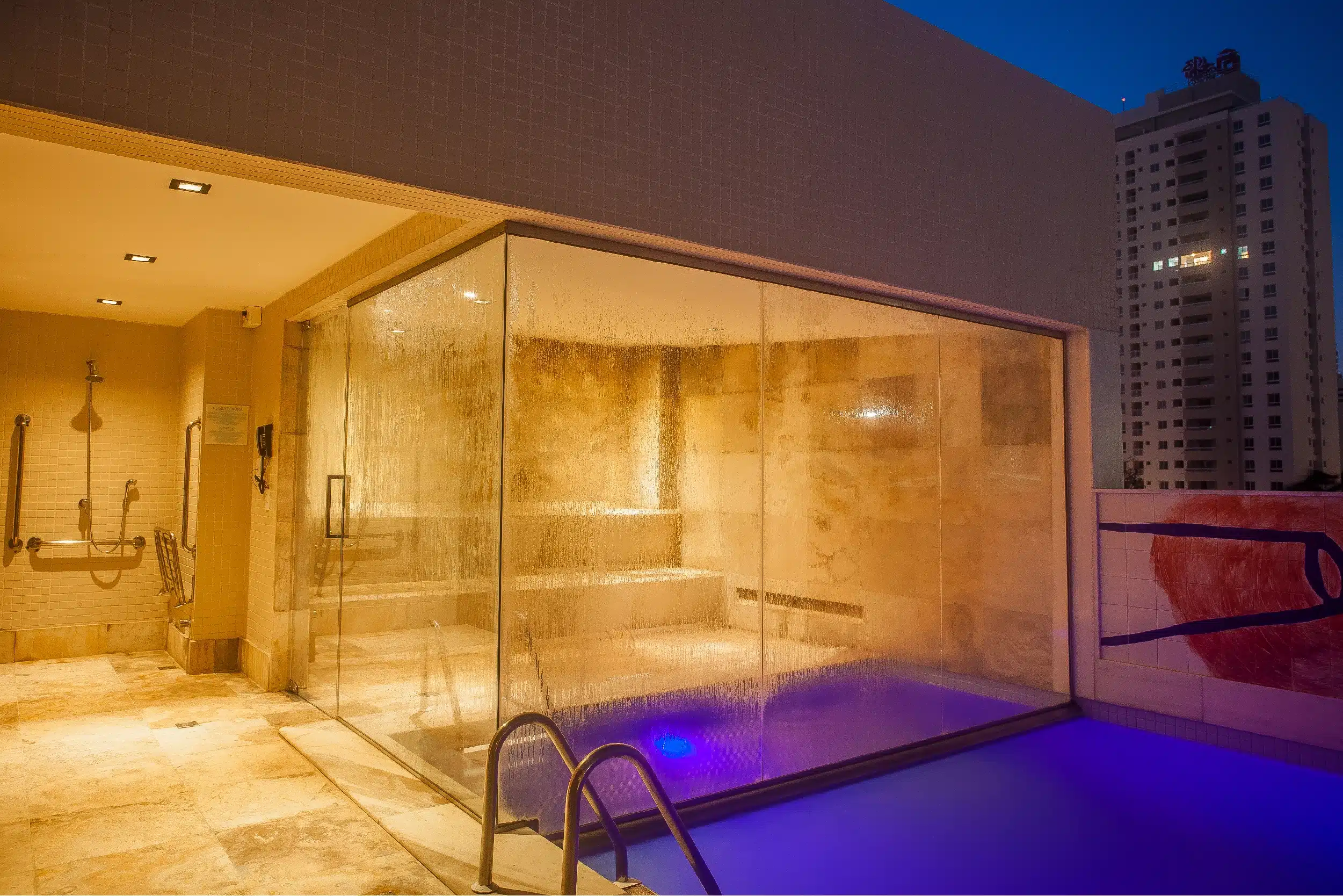 Sauna - Lazer - Praiamar Arena - Hotel em Natal